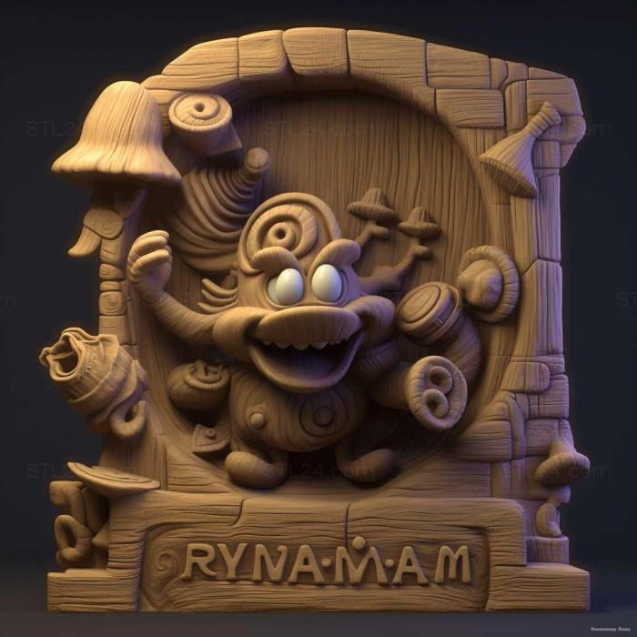 Games (Rayman M 2, GAMES_9374) 3D models for cnc
